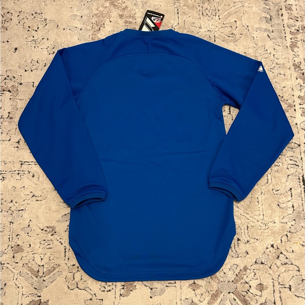 Majestic Authentic Toronto Blue Jays Therma Base Pullover Sweatshirt Youth Sz XL - Picture 3 of 3